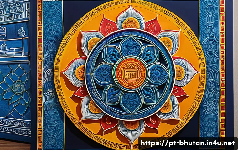 부탄의 전통 목판화 예술 관련 이미지 1