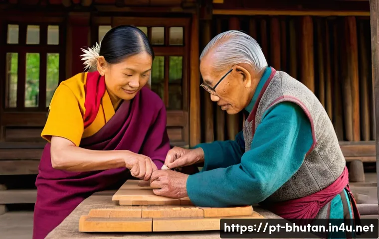 부탄의 전통 목판화 예술 관련 이미지 2